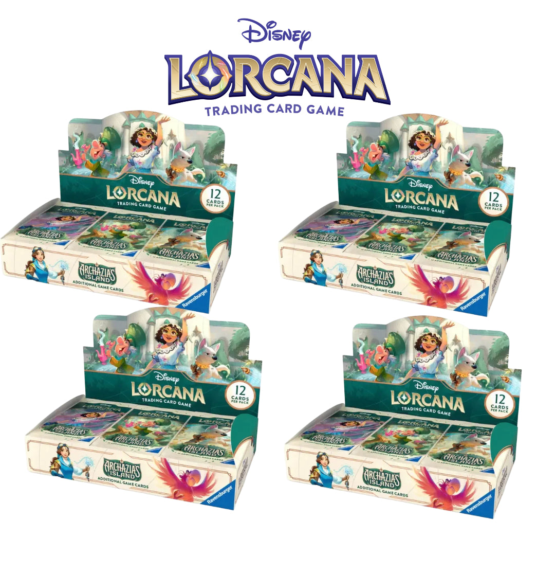 4x Disney Lorcana - Caja de sobres (24 packs) (Inglés)