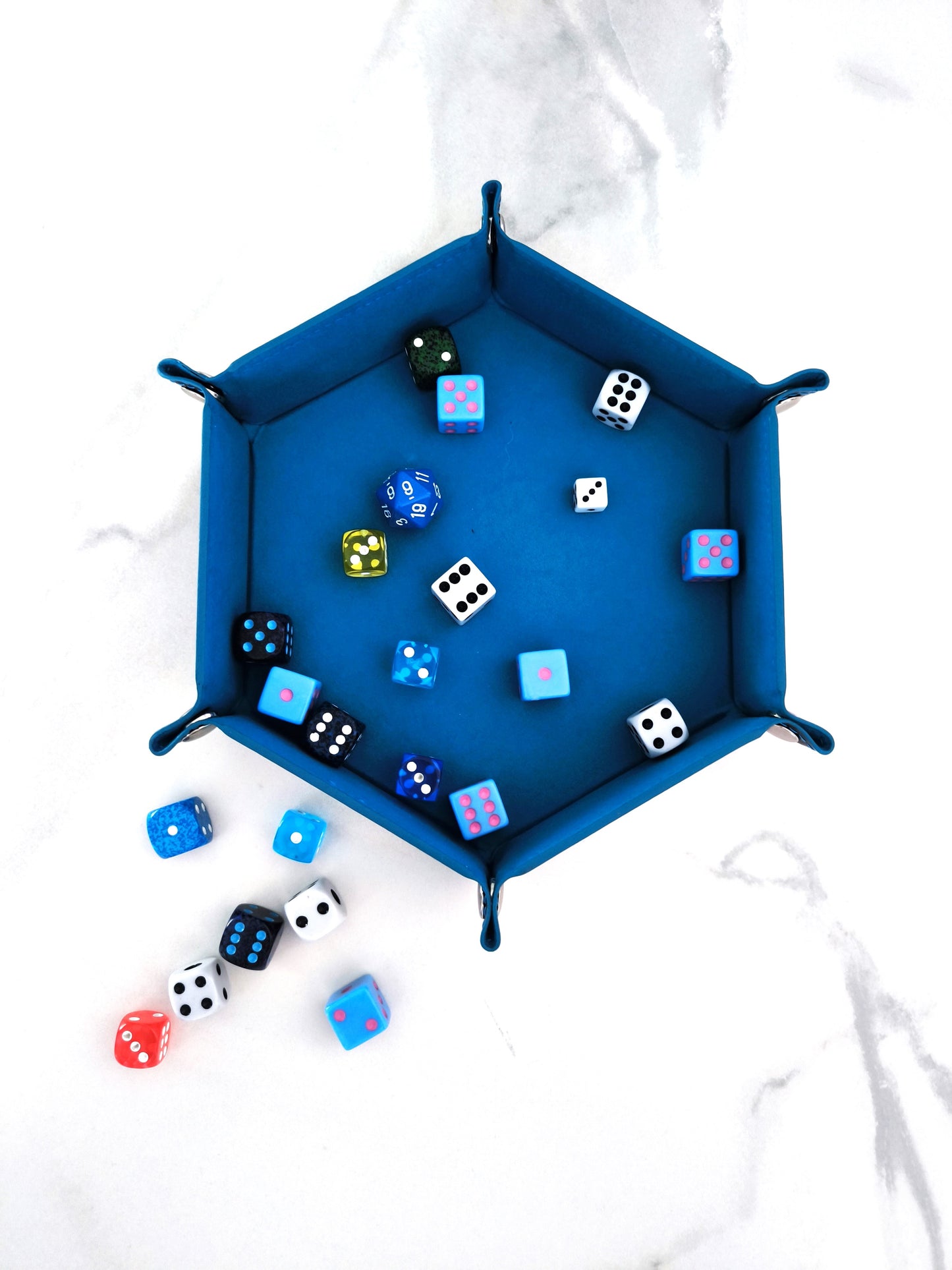 Bandeja de dados - hexagonal