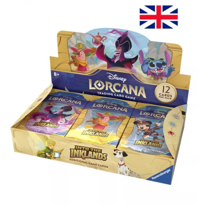 Disney Lorcana - Into the Inklands - Caja de sobres (24 packs) (Inglés)