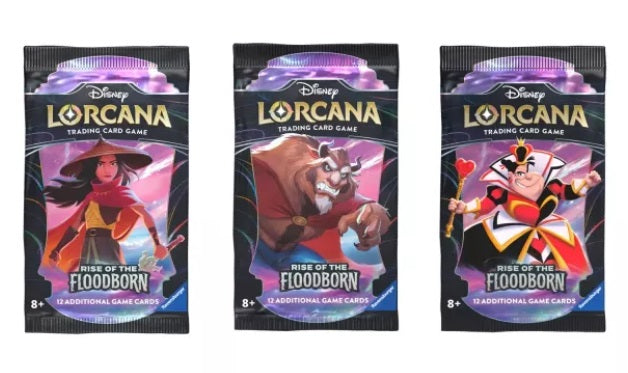 3x Rise of the Floodborn - Disney Lorcana TCG- Inglés