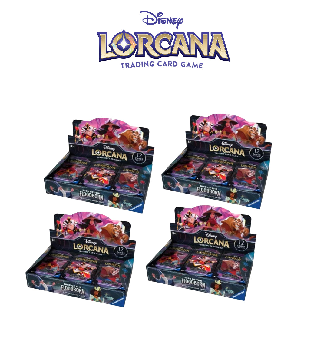 4x Disney Lorcana - Caja de sobres (24 packs) (Inglés)