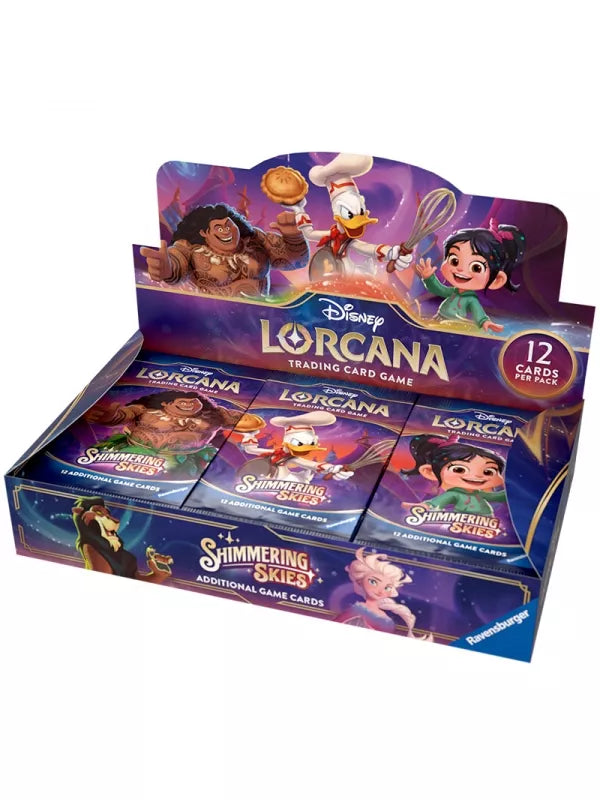 Disney Lorcana - Shimmering Skies - Caja de sobres (24 packs) (Inglés)