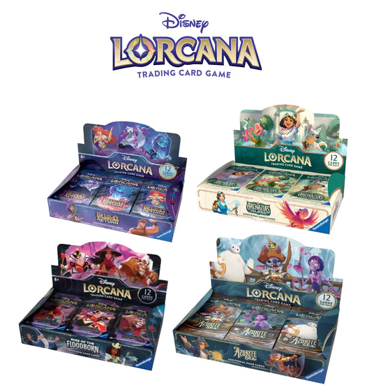 4x Disney Lorcana - Caja de sobres (24 packs) (Inglés)