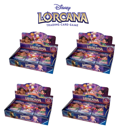 4x Disney Lorcana - Caja de sobres (24 packs) (Inglés)