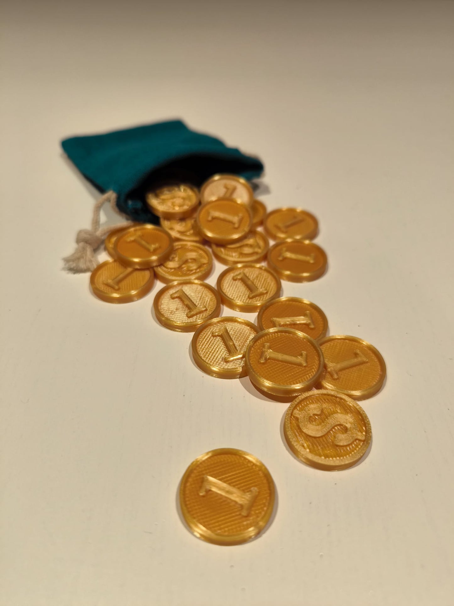 Set de 25 monedas, impresión 3D